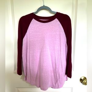 Women’s Old Navy Baseball Tee, Large